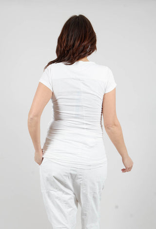 Longline Lace T-Shirt in Seafoam Fog - 2520509