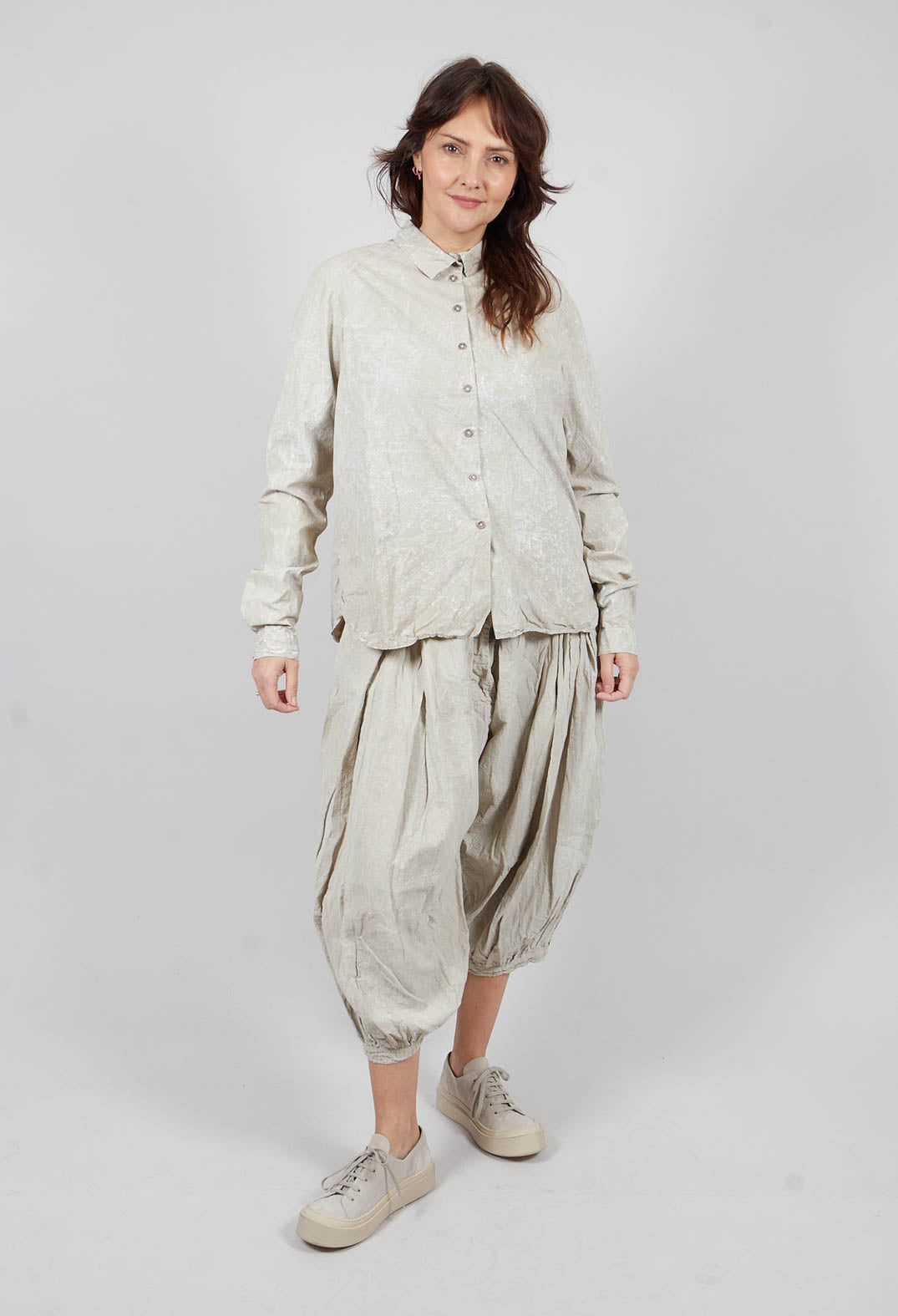 Shirt in Linen Fog - 2530401