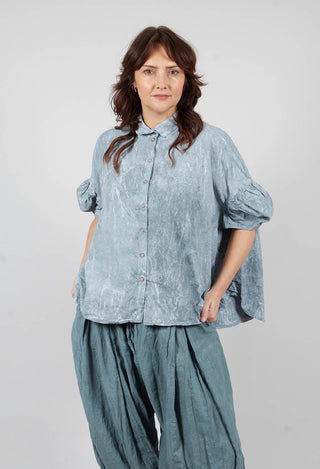Boxy Shirt inSeaweed Fog - 2530404