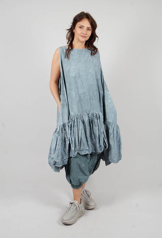 Peplum Dress in Seaweed Fog - 2530908