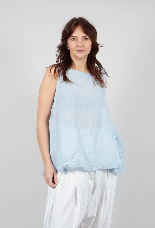 A-Line Top in Sky Fog - 2580807
