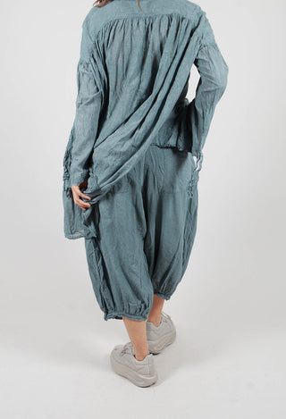 Pleat Front Trousers in Seaweed Fog - 2580109