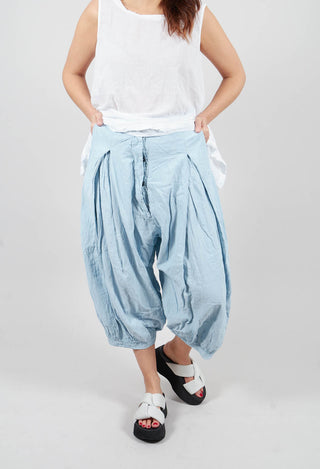 Pleat Front Trousers in Sky Fog - 2580109