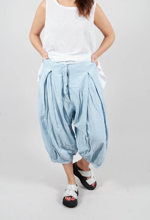 Pleat Front Trousers in Sky Fog - 2580109