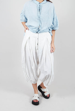 Pleat Front Trousers in Seafoam Fog - 2580109