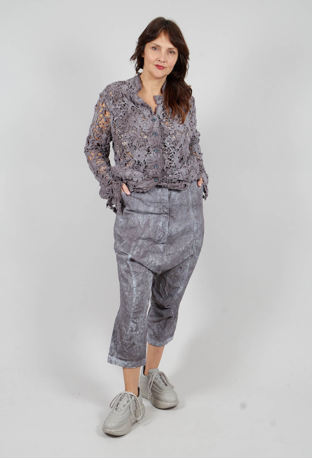 Dropcrotch Trousers in Amber Fog - 2600112