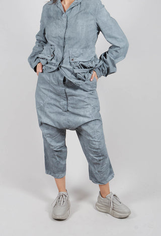 Dropcrotch Trousers in Seaweed Fog - 2600112