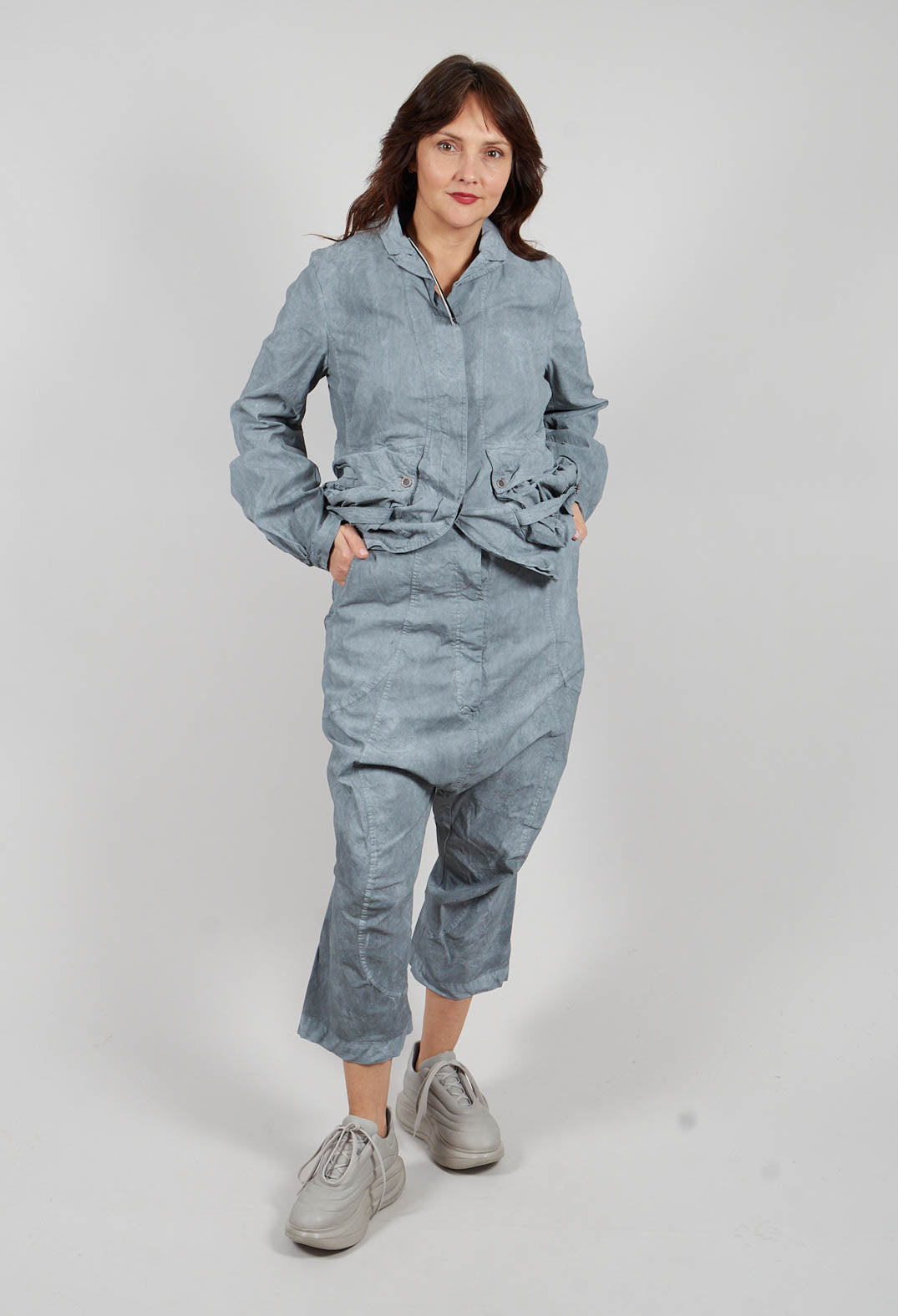 Dropcrotch Trousers in Seaweed Fog - 2600112