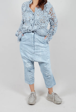 Dropcrotch Trousers in Sky Fog - 2600112