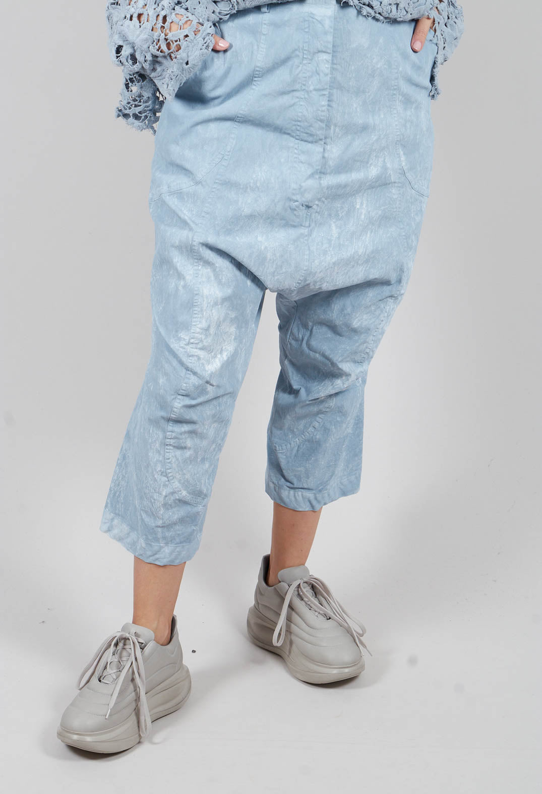 Dropcrotch Trousers in Sky Fog - 2600112