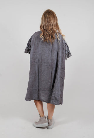 Lace Trim Dress in Amber Fog - 2670905