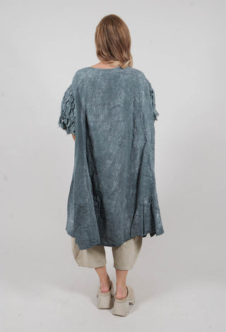 Lace Trim Dress in Seaweed Fog - 2670905