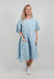 Lace Trim Dress in Sky Fog - 2670905