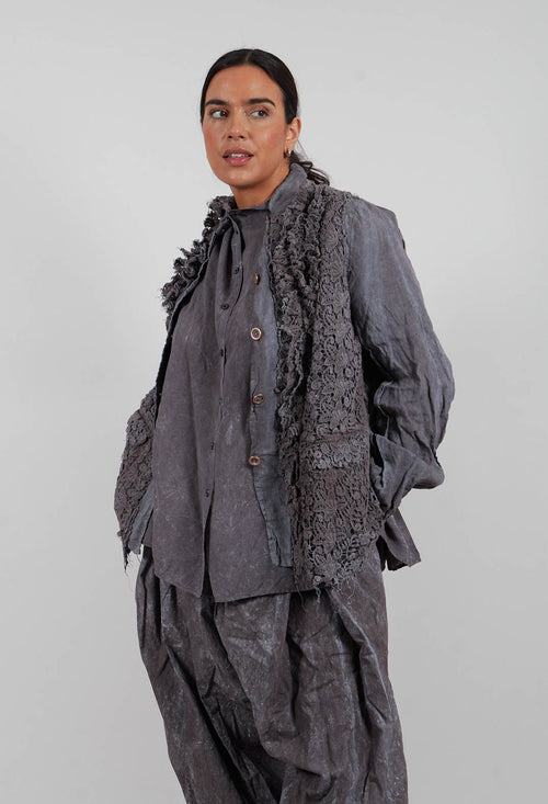 Lace Jacket in Amber Fog - 2671106