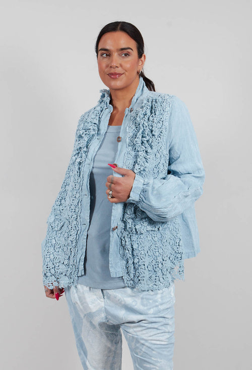 Lace Jacket in Sky Fog - 2671106