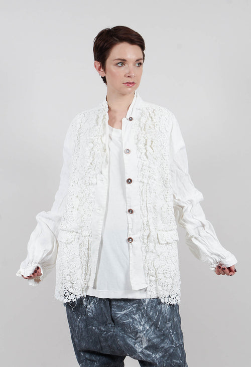 Lace Jacket in Seafoam Fog - 2671106