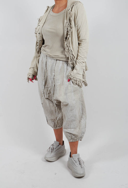 Linen Trousers in Linen Fog - 2670109