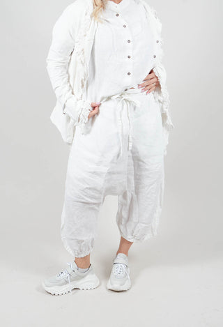 Linen Trousers in Seafoam Fog - 2670109