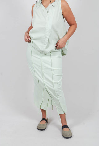 Pull On Pencil Skirt in Lime - 3220301