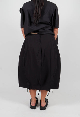 Pull On Tulip Skirt in Black - 3220306