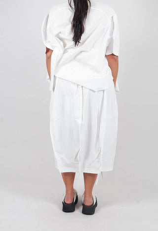 Pull On Tulip Skirt in Off White - 3220306