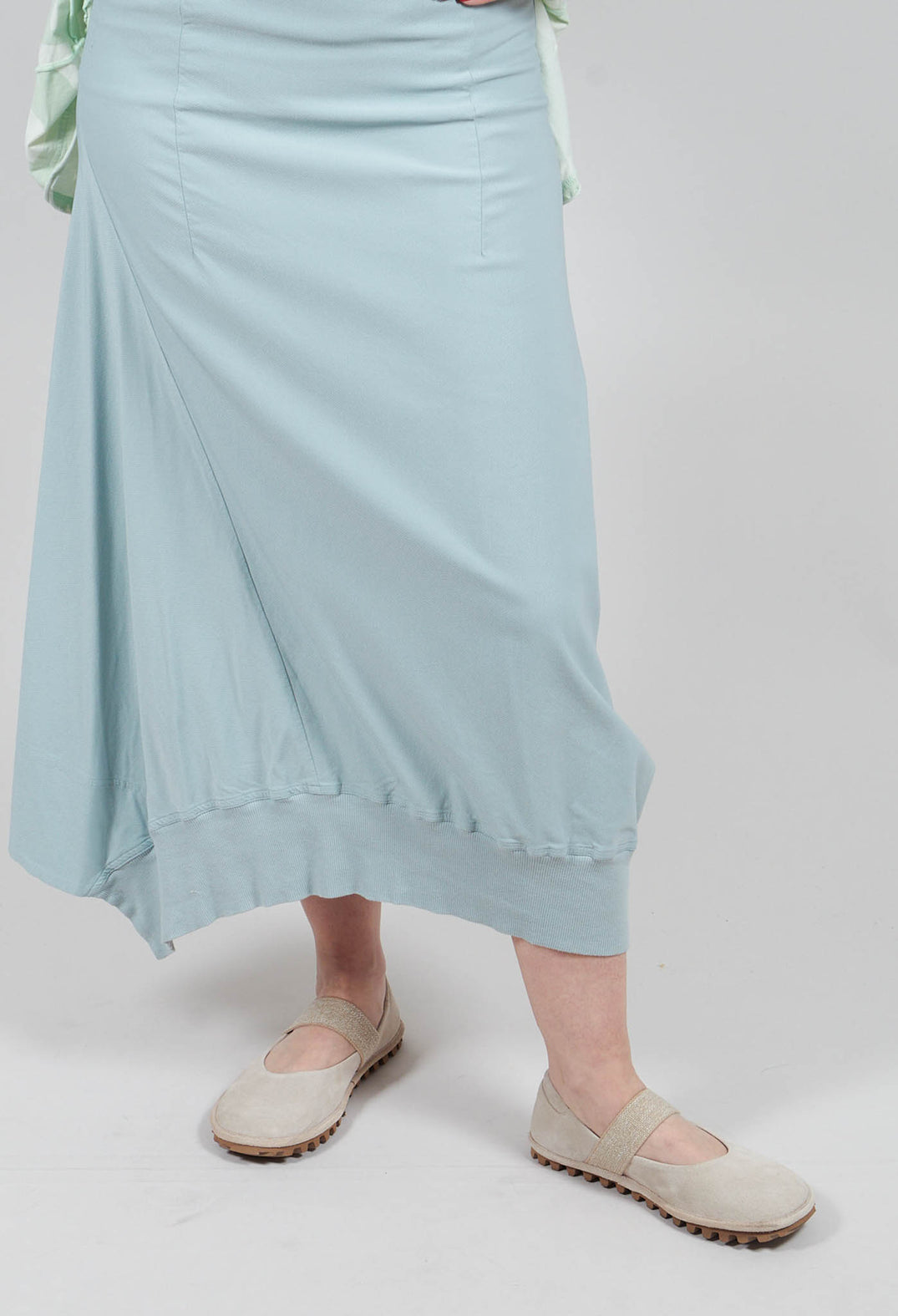 Pull On Jersey Skirt in Mint - 3280303