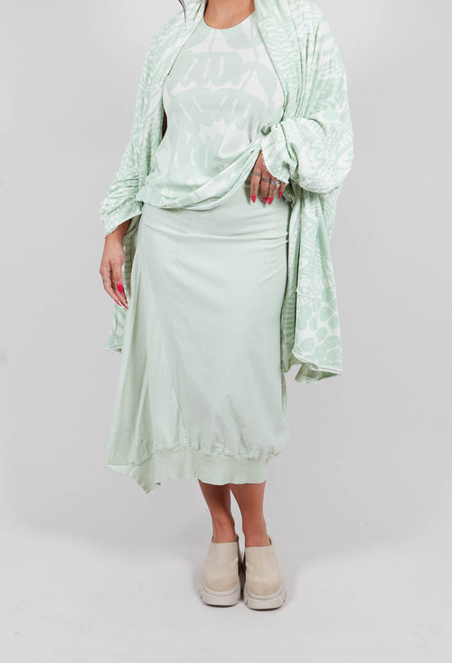 Pull On Jersey Skirt in Lime - 3280303