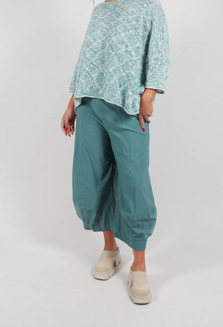 Pull On Stretch Fit Trousers in Grass - 3280107