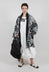 Open Front Longline Jacket in Black Print - 3291110