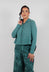 Cotton Knit Short Cardigan in Grass - 3337112