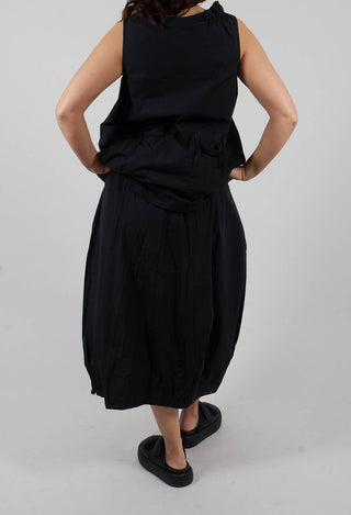 Tulip Hem Skirt in Black - 3400302