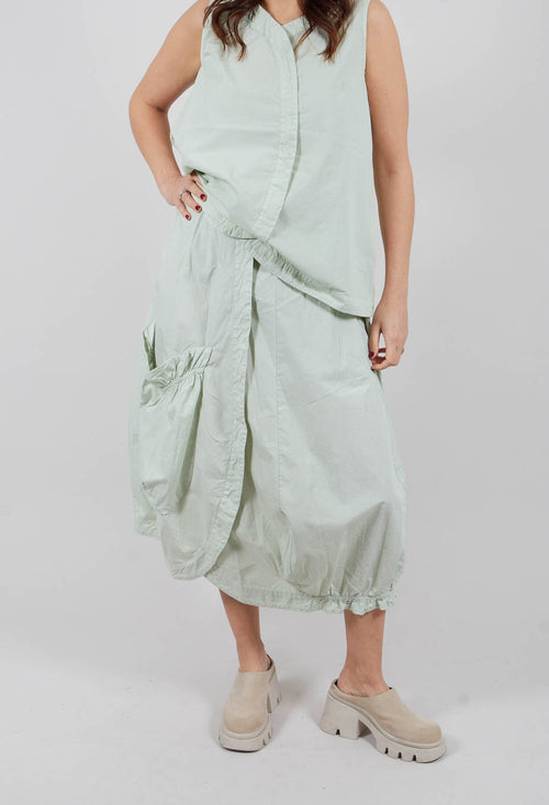 Tulip Hem Skirt in Lime - 3400302