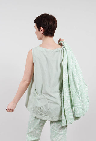 Curve Detail Top in Lime - 3400804