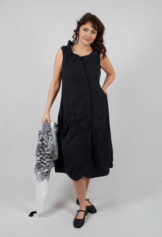 Curve Detail Dress in Black - 3400906