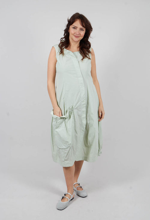 Curve Detail Dress in Lime - 3400906