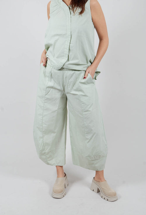 Tulip Leg Trousers in Lime - 3400107