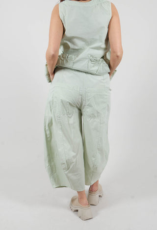 Tulip Leg Trousers in Lime - 3400107