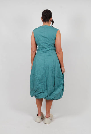 Tulip Dress in Grass Poplin Print - 3420902