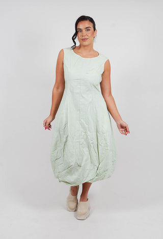 Tulip Dress in Lime Poplin Print - 3420902