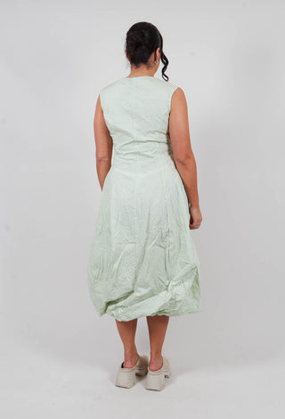 Tulip Dress in Lime Poplin Print - 3420902