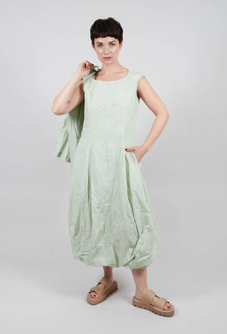 Tulip Dress in Lime Poplin Print - 3420902