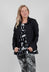 Jacket in Black Poplin Print - 3421109
