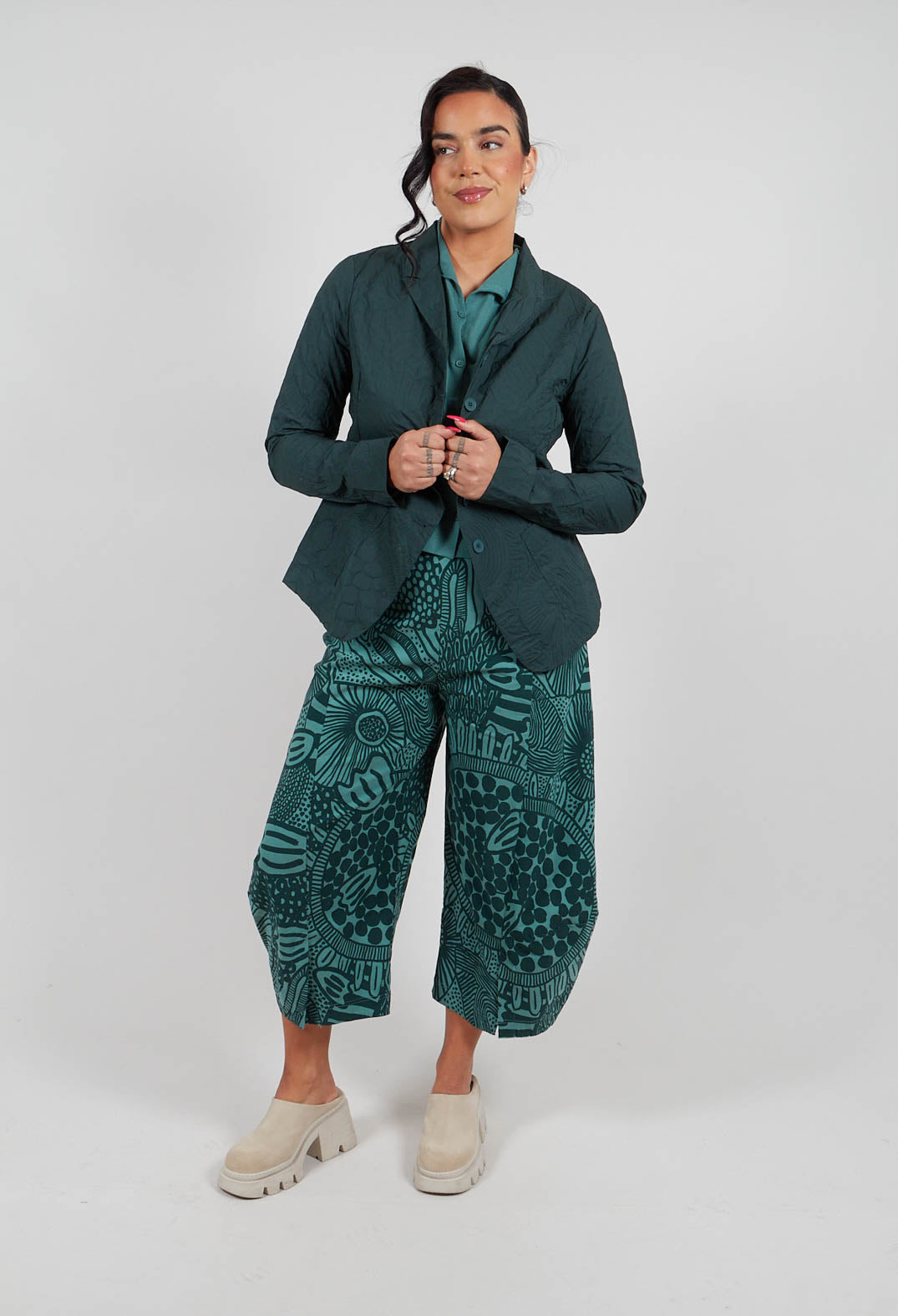 Jacket in Tree Poplin Print - 3421109