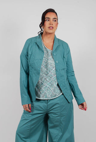 Jacket in Grass Poplin Print - 3421109