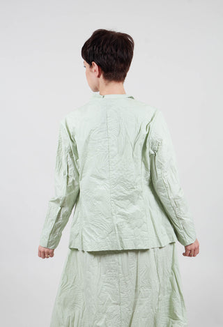 Jacket in Lime Poplin Print - 3421109