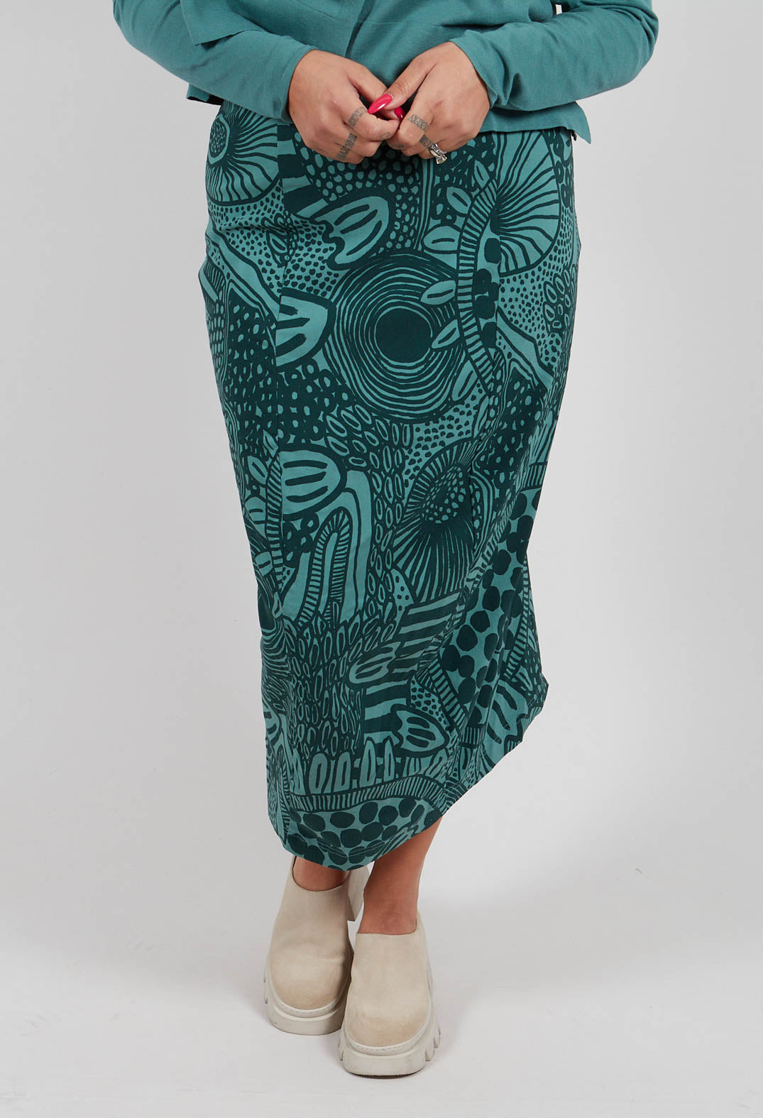 Pencil Skirt in Tree Print - 3440305