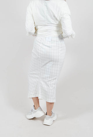 Pencil Skirt in Off White Check - 3440305