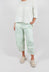 Pull On Trousers in Lime Print - 3440106
