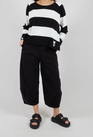 Pull On Trousers in Black - 3440126