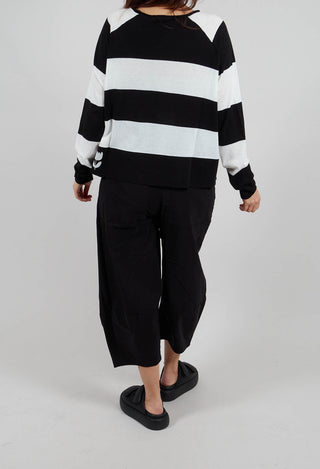 Pull On Trousers in Black - 3440126
